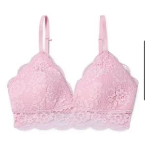 Arizona Lace Bralette in Soft Pink Size XXL